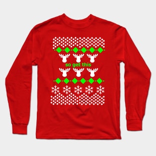 Supernatural Ugly Christmas Sweater Long Sleeve T-Shirt